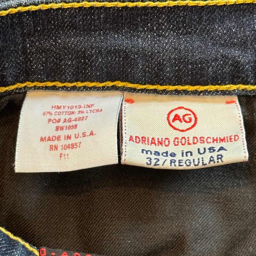 AG Adriano Goldschmied Angel‎ Bootcut Jeans Dark Wash Denim Womens Size 32 - Picture 3 of 6